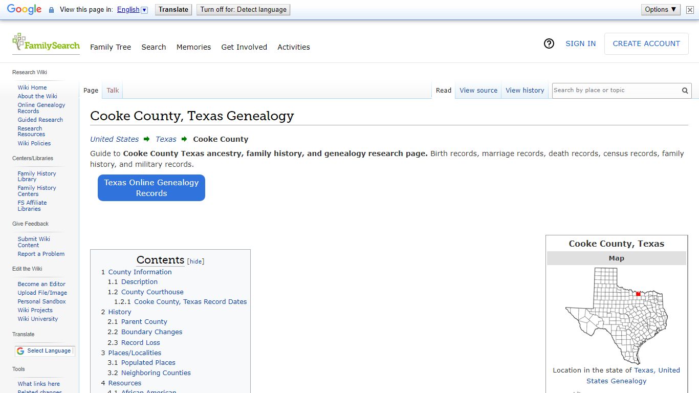 Cooke County, Texas Genealogy • FamilySearch